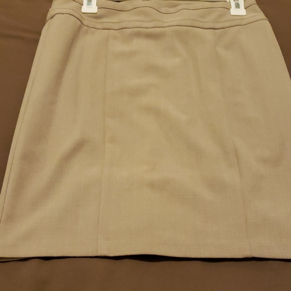 Khaki dress skirt